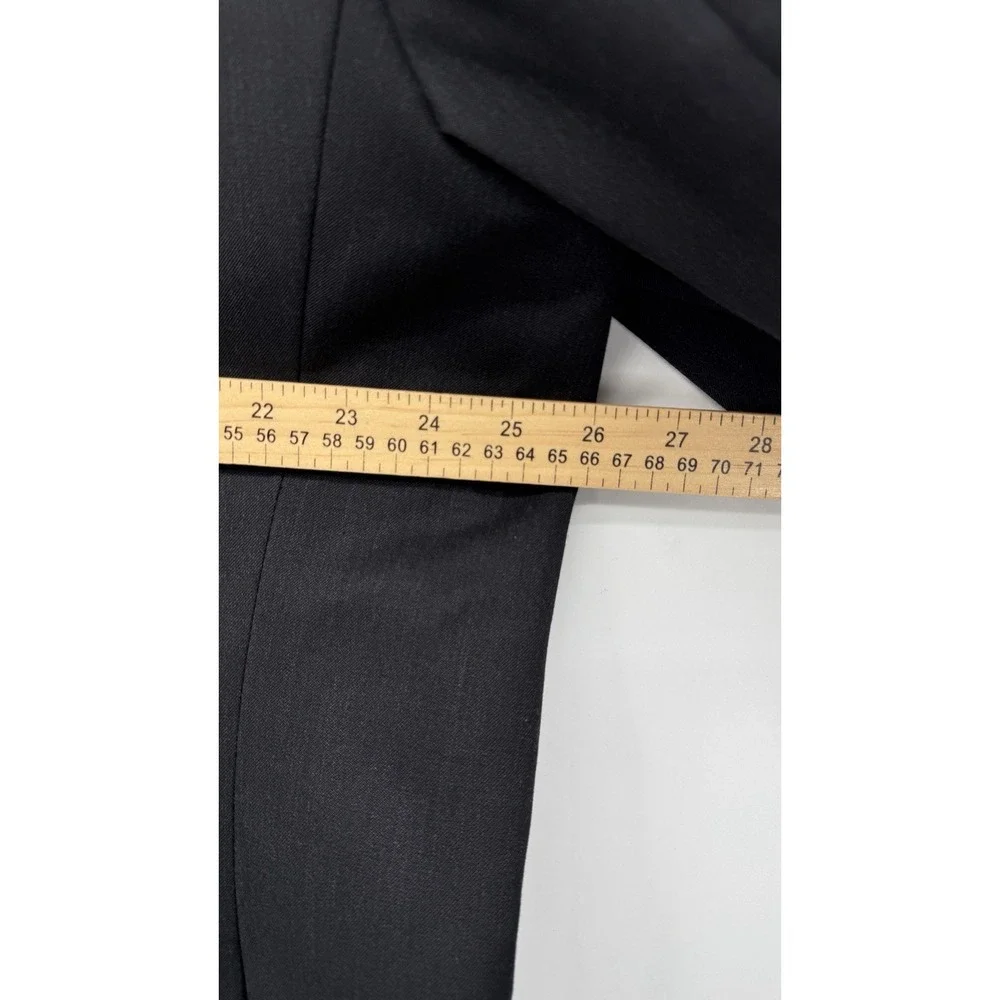 Pronto Uomo Platinum 100% Wool‎ Blazer 52L Charcoal Gray 2 Button